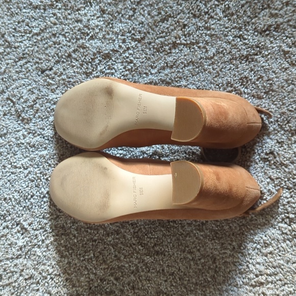 Camel marc Fisher block heel size 9.5 - Picture 6 of 8